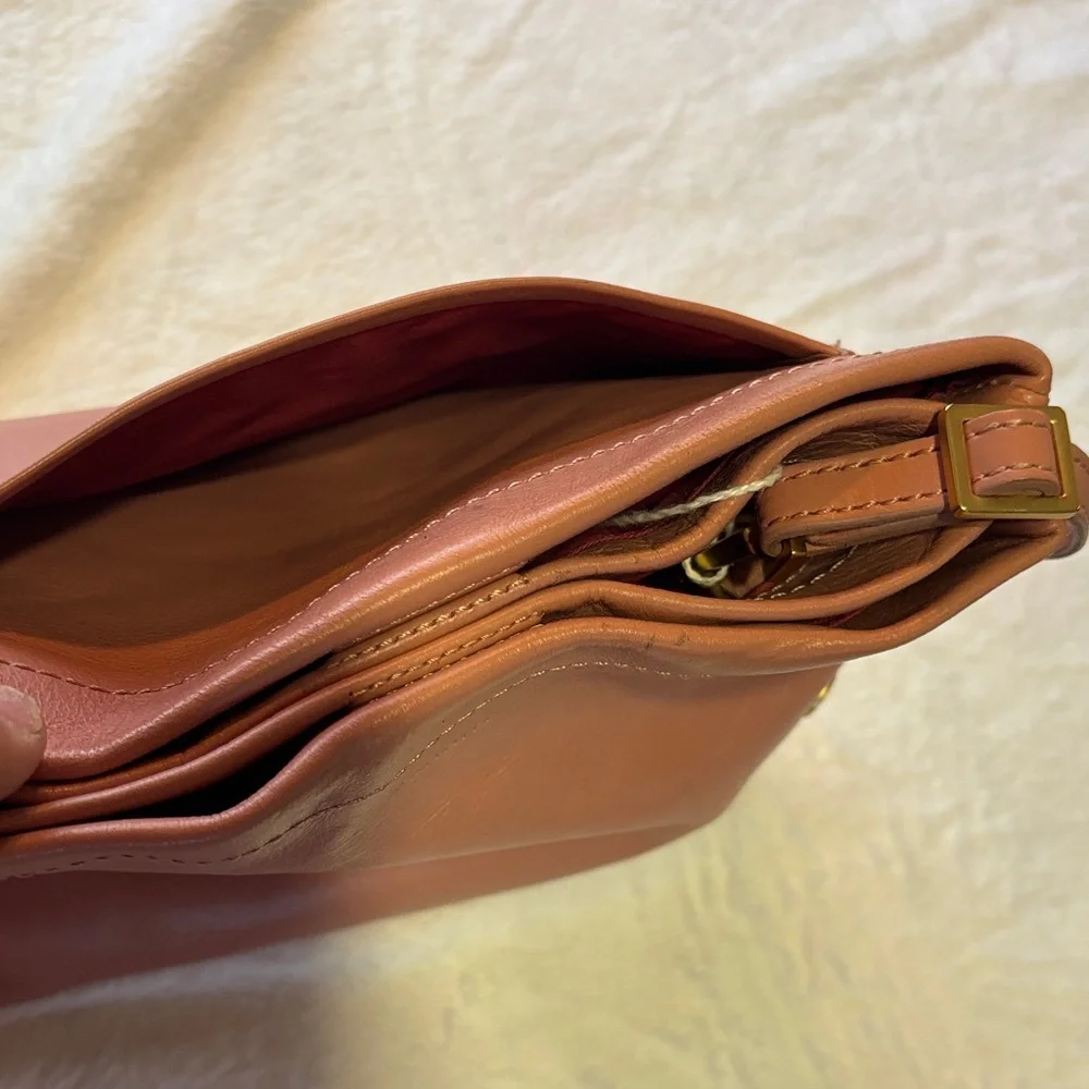 Hammitt pink Leather Crossbody with Gold Stud Accents - Picture 7 of 10